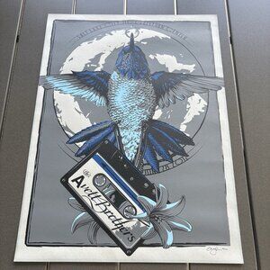 The Avett Brothers Gig Poster Salt Lake City UT 2012 by Charles Crisler 21/100